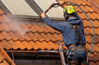 Démoussage et hydrofuge de toiture à Moncontour